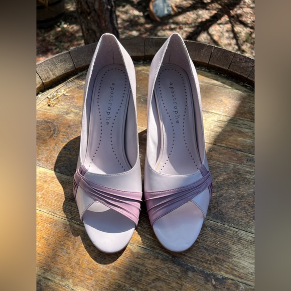 Apostrophe Mimi Lavender Open Toe Heel - Picture 2 of 8